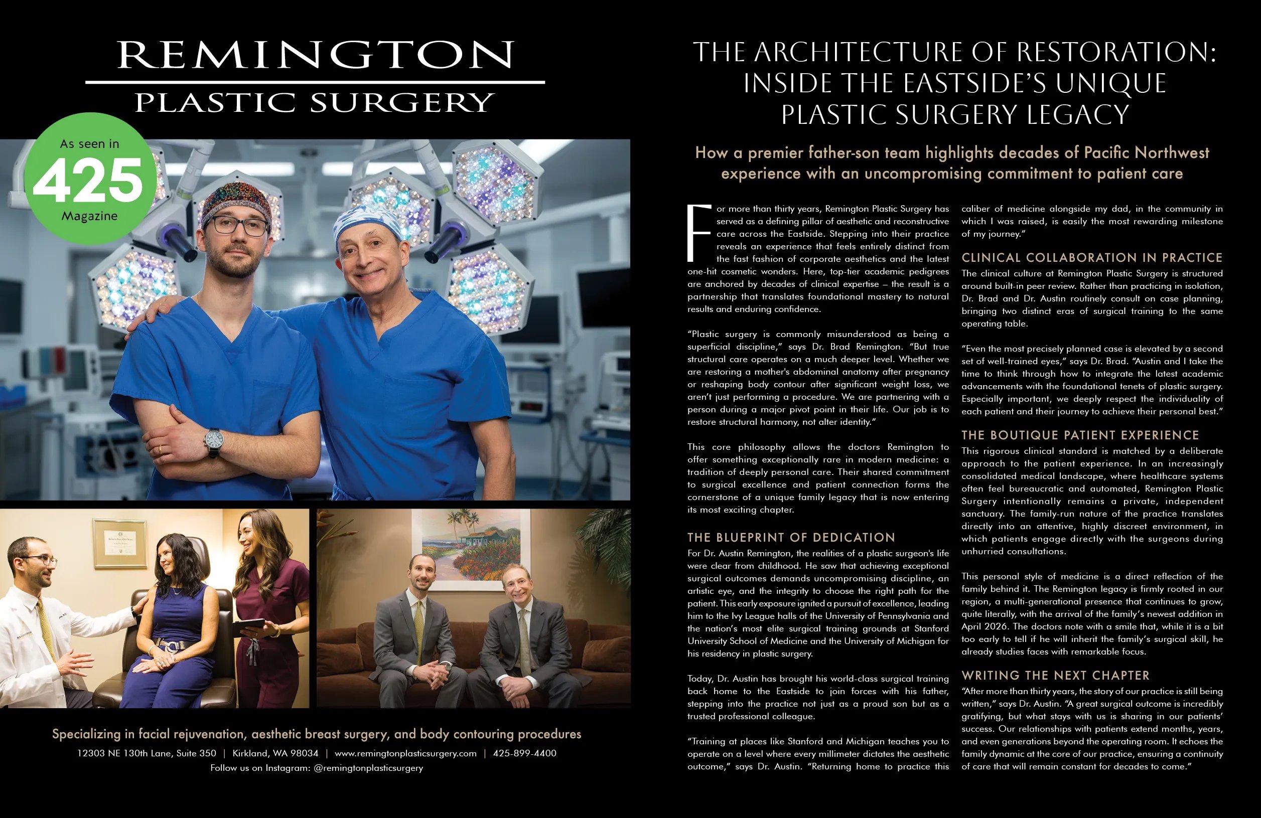 Remington Plastic Surgery Magazine Remington Plastic Surgery Magazine